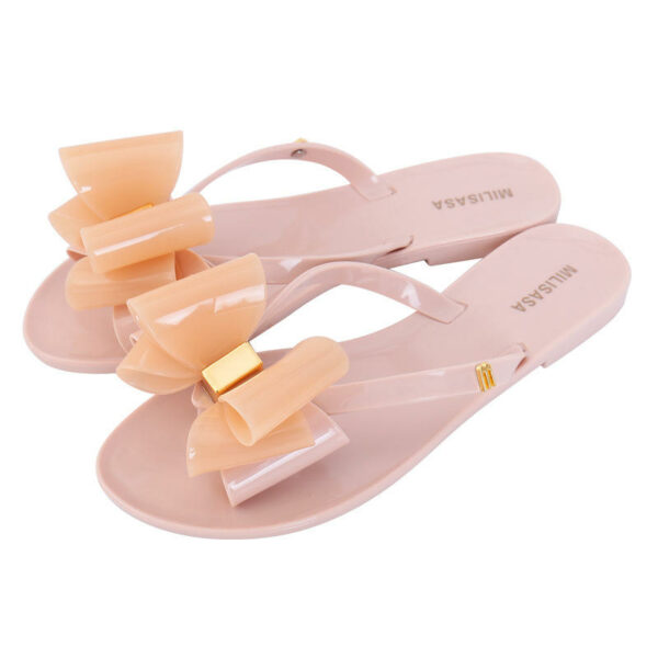 Women's Summer Sandales Femme, Hot PVC Black Flat Slippers, Jelly Shoes, Women's Sandals - Image 7