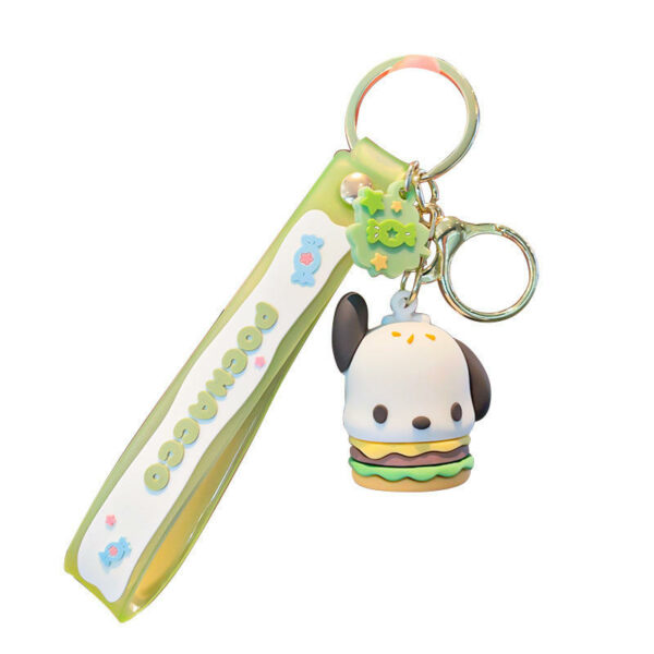 Creates Gifts with Cute Decoration 3D KT Cat Character Souvenir Anime Figure PVC Rubber Keychain Key ring - Image 2