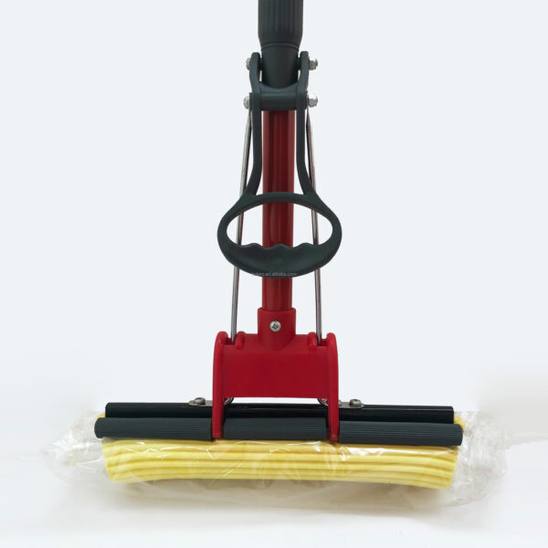 The kitchen and bathroom sponge mop with telescopic handle and super absorbent sponge head