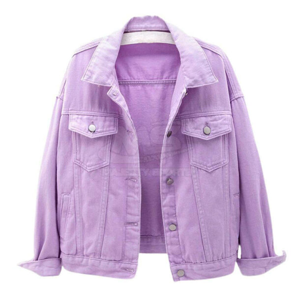 Fall Casual Outwear Women's Jean Jacket 