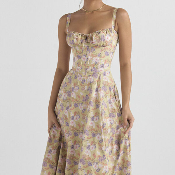 Inexpensive, stylish, beach-inspired long dresses for ladies that are summery and sophisticated.