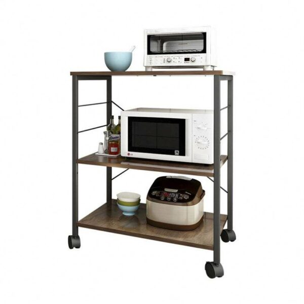 Mobile Kitchen Cart Island Cabinet Storage Pantry Hotel's Best-Selling - Image 5