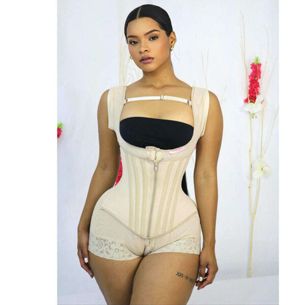 Sculpting Shaper Ultimate Hourglass Figure Waist Faja with Maximum Compression Shapers Integrated Waist Trainer - Image 2