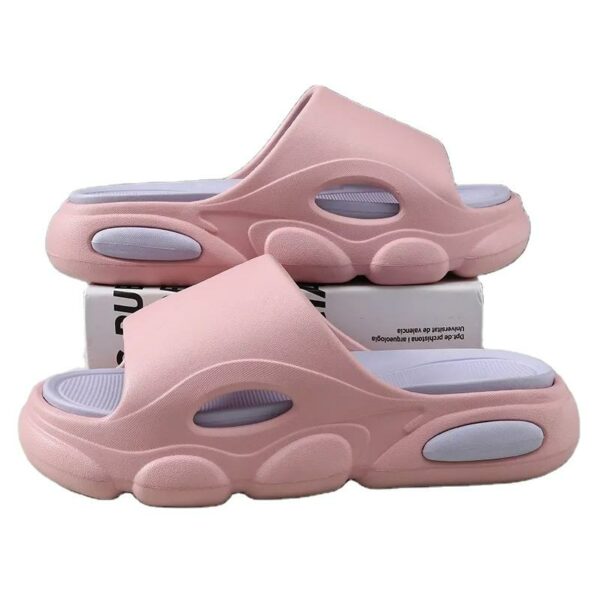 Men's Casual Sport Slippers for Men and Women: Cloud Slides with Adjustable EVA Thick Sole for Non-Slip Flat Sandals