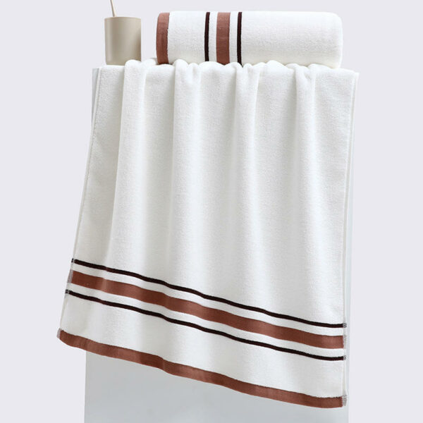 Popular 70x140 cm Customized Logo Colorful Cotton Bath Towel - Image 2