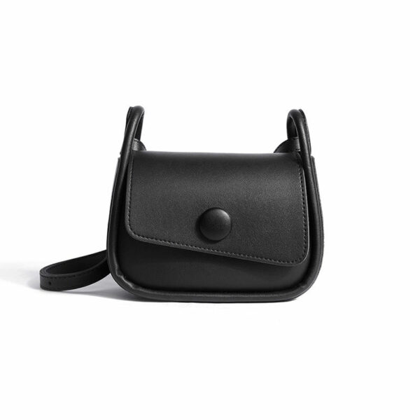 Fashion PU Leather Senior Sense Ladies Luxury Hand Women's Saddle Bag Vintage Unique Heart Sling Shoulder Bags Shoulder Bags - Image 2