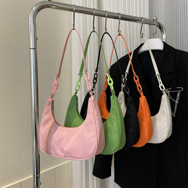 Women's Large Capacity Casual PU Leather Bucket Shoulder Bags in Solid Colors, New Style - Image 2