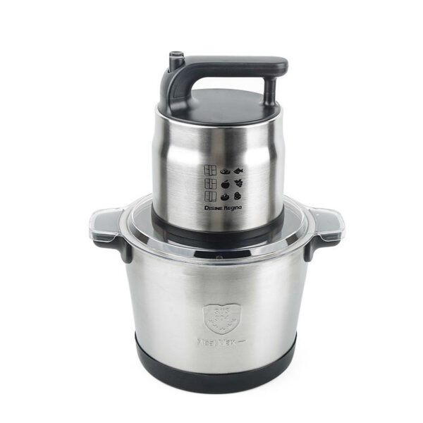 Stainless steel food grinder for home use, 8-liter fully automatic electric meat grinder - Image 2