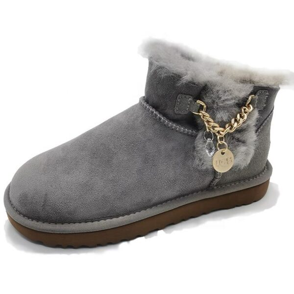 Ladies' Winter Fur Snow Boots with Ankle and Bootie Styles for Winter Outfits: New Arrival - Image 2