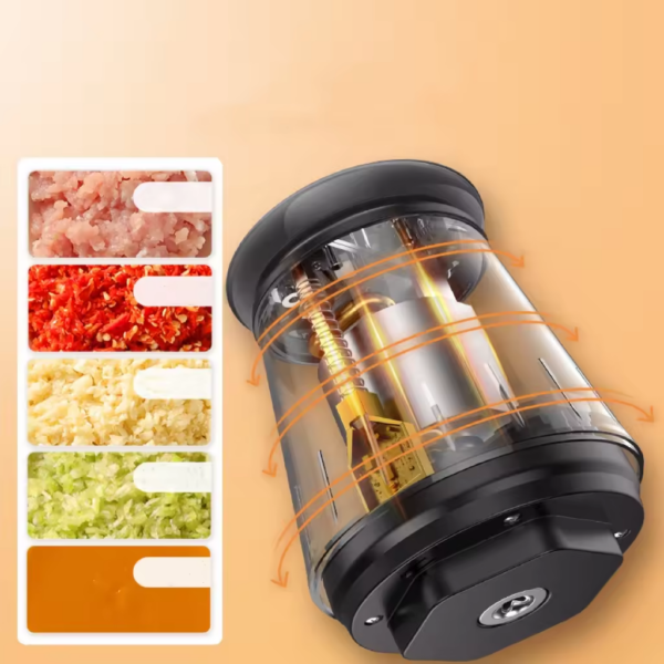 304 stainless steel, two-liter, multi-purpose, three-speed home kitchen chopper, food blender, and electric meat grinder. - Image 3