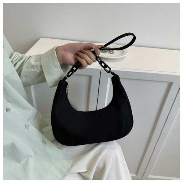 Women's Large Capacity Casual PU Leather Bucket Shoulder Bags in Solid Colors, New Style - Image 3