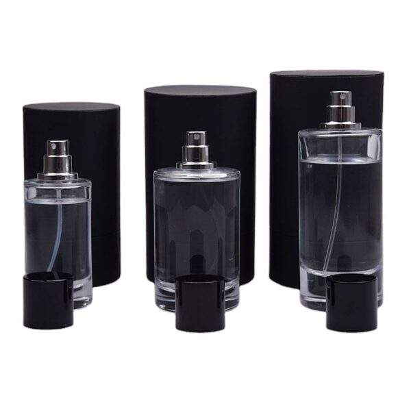 Empty Luxury Flat Spray Perfume Bottle with Pump Glass Bottle, 30ml or 50ml Free Sample, comes with a box. - Image 2