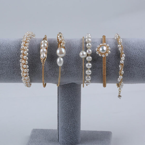 Women's Jewelry with a Simple Design Freshwater Pearl Bracelet - Image 2