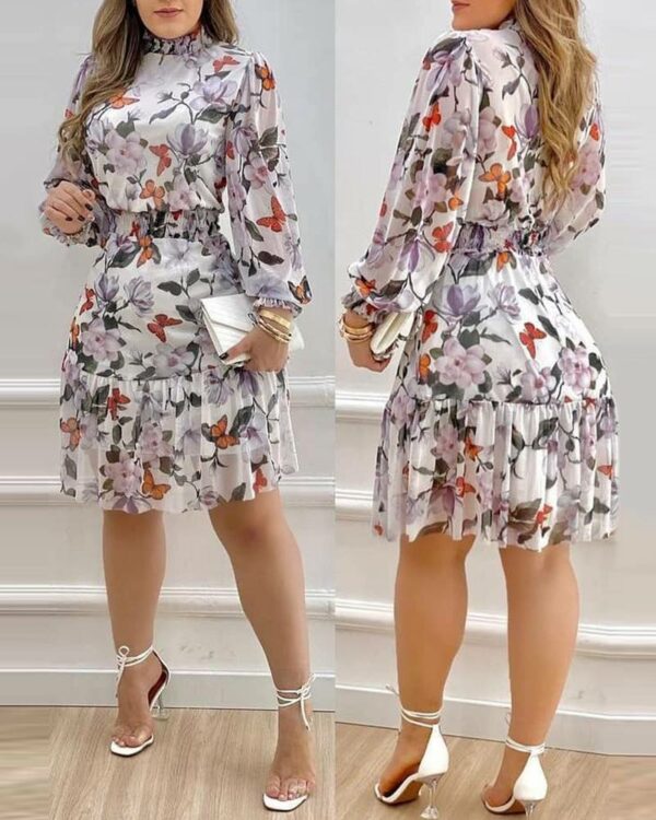 Sundress Sundress Floral Printed Maxi Dress Women's Fashion Casual Dress - Image 2