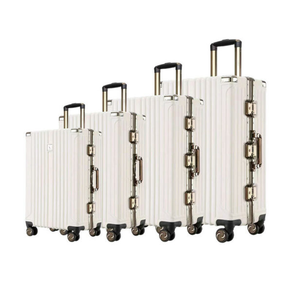 Brand-new, Premium Aluminum Frame Luggage with Huge Capacity and Universal Wheels for Business Travel Cases