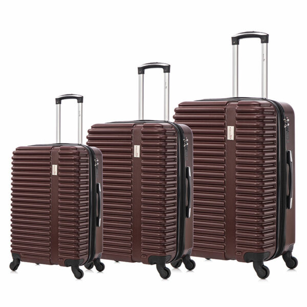 Brand New, Sturdy, Four-Wheel Abs Airport Trolley Bag Travel Cases with Zipper Lock