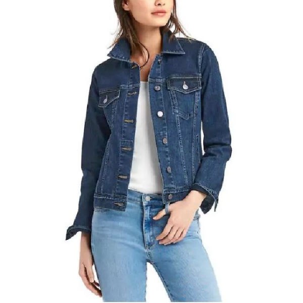 Women's Denim Coats, Ladies Top Jean Jackets, Wholesale Custom Logo Fashion Trend Denim Vintage Jacket