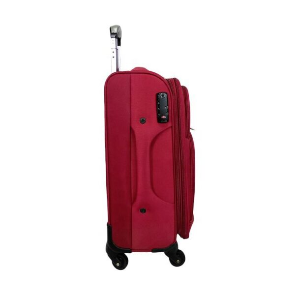 Travel Trolley Bag Sturdy Suitcase Luggage Polyester Fabric Premium Nylon for Ladies - Image 3