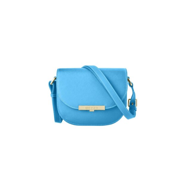 Women's Saddle Bags with Hot Custom Waterproof Leather Small Zipper Blanket Shoulder Bags - Image 2