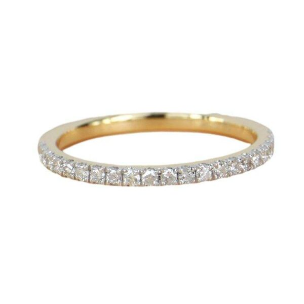 Elegant and sophisticated 18K gold diamond ringExcellent 18K, 14K, and 10K Gold Diamond Ring, - Image 2