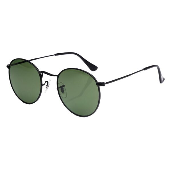 Designer sunglasses with a vintage round metal mirror that are fashionable - Image 2