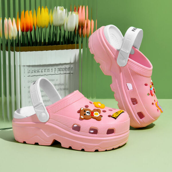 Women's Garden Clogs Platform Sandals Shoes - Summer Eva Clogs & Mule Platform Slippers with Thickened Sole for Women