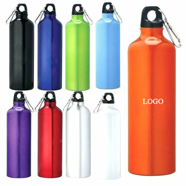 promotional items and mementos 20 oz reusable colorful metal aluminum sports drink water bottle with 400 ml, 500 ml, 600 ml, and 750 ml capacity - Image 2