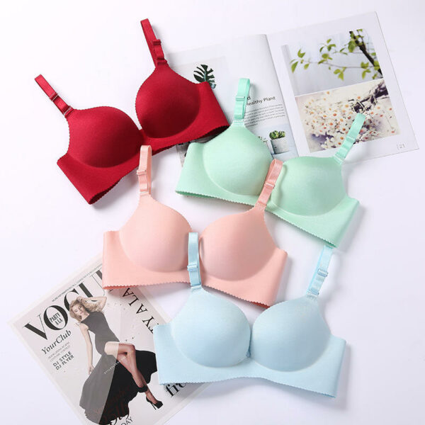 The Cutest Half-Cup Seamless Bra Without Underwire and Panty Sets for Women's Lingerie at the Lowest Price - Image 4