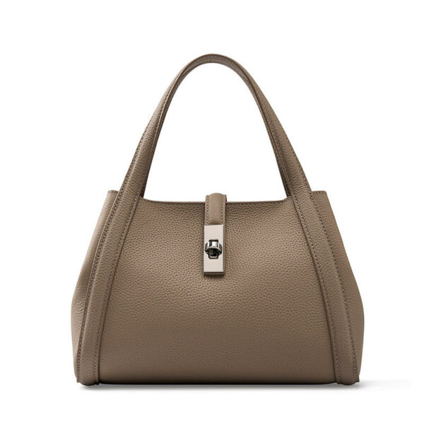 Best-selling leather crossbody handbag with a pebble design Personalized Leather Shoulder Bags for Ladies - Image 3