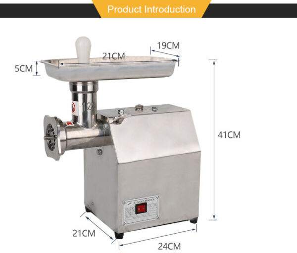 Electric meat grinders and slicers made of stainless steel with CE approval. - Image 3