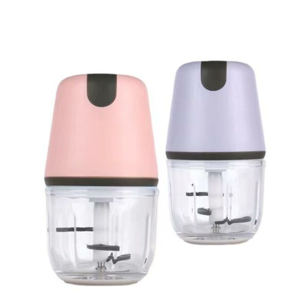 Home kitchen tiny electric meat grinder; home kitchen food processor;