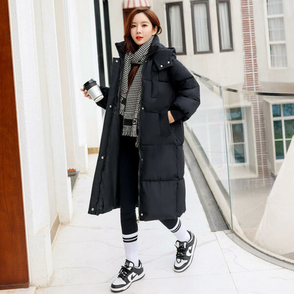 Winter Women's Long Plus Size Breathable Warm Windproof Skin-Friendly Down Coats of the Highest Quality - Image 4