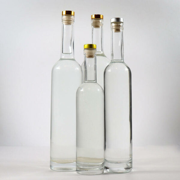 Superior Depleted Cylinder Wine 750ml Frosted Glass Vodka Bottle 1000ml Wholesale Wine Glass Bottle