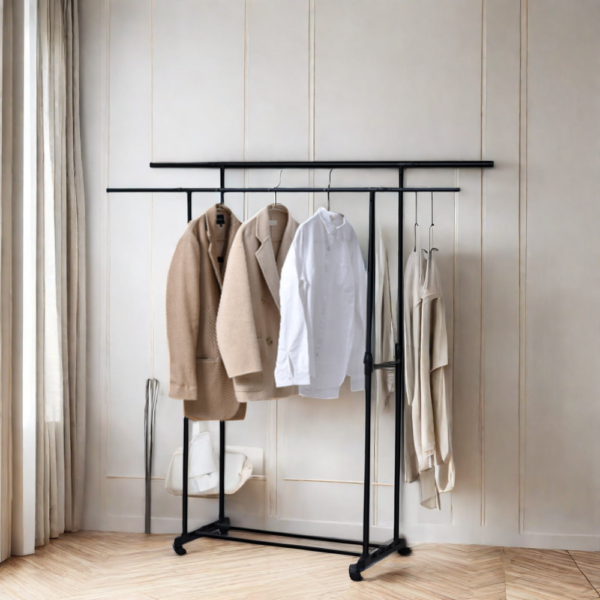 Design Reasonably Priced Shoe and Clothes Hanger Rack with Easy Access Hanger Stand - Image 5