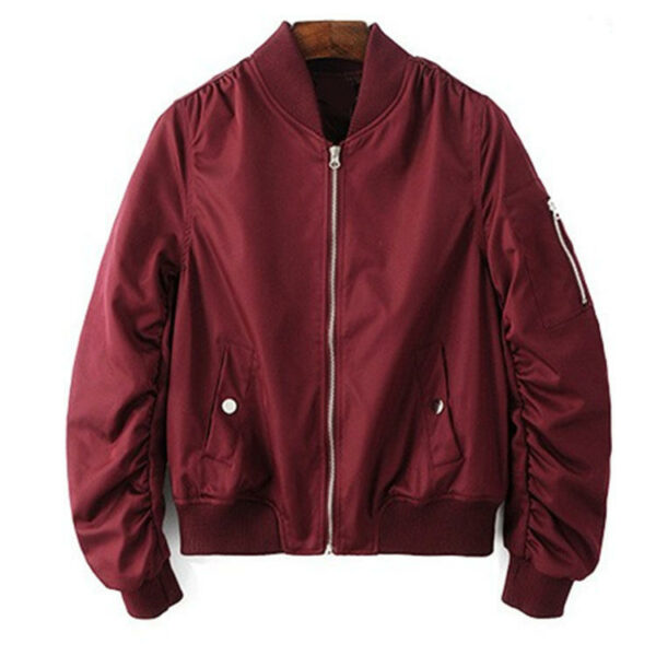 All set to ship Smaller women's flight jacket, long sleeve, baseball uniform, short jacket - Image 4