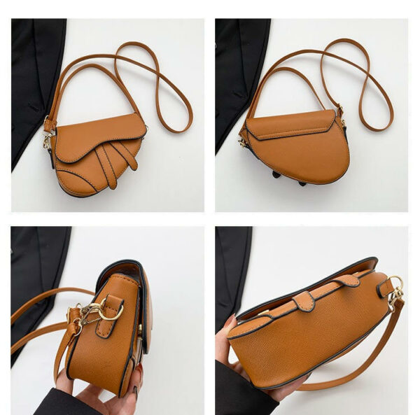 Chic PU Leather Handbags for Women: Crossbody Shoulder Bag Saddle Bags for Women - Image 3