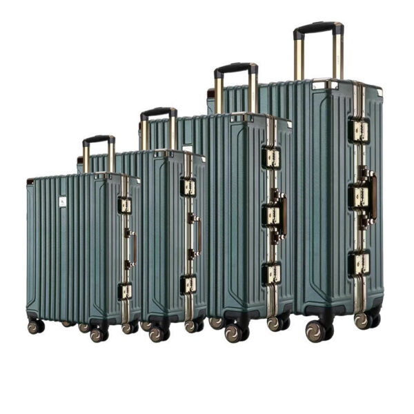 Brand-new, Premium Aluminum Frame Luggage with Huge Capacity and Universal Wheels for Business Travel Cases - Image 3