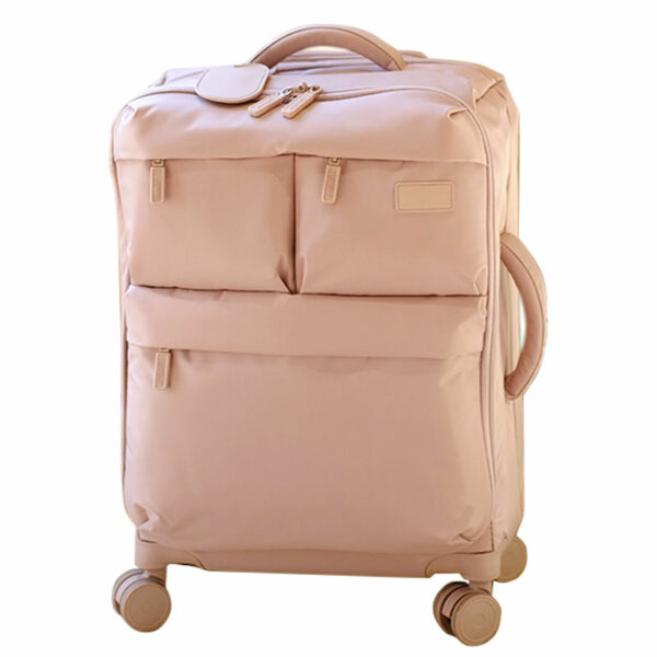 Three pieces of soft fabric travel bags for trolley luggage