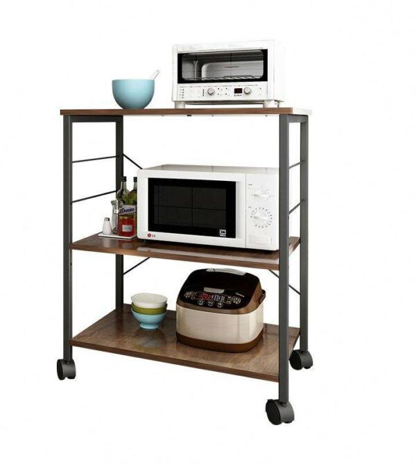 Mobile Kitchen Cart Island Cabinet Storage Pantry Hotel's Best-Selling - Image 3