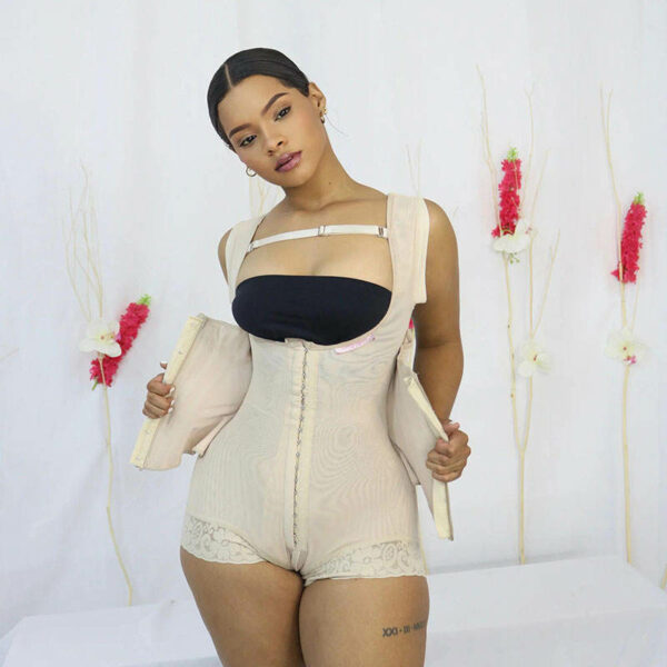 Sculpting Shaper Ultimate Hourglass Figure Waist Faja with Maximum Compression Shapers Integrated Waist Trainer - Image 4