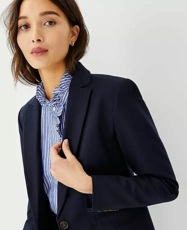 Two-piece business blazer pant suit for ladies, office formal bank women's suits - Image 3