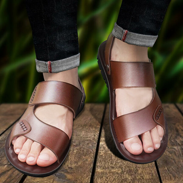 Summer Anti-Slip Soft Bottom Slide Sandals Casual Outdoor Sports Beach Slippers are a new and popular style for men's flat bottom shoes.