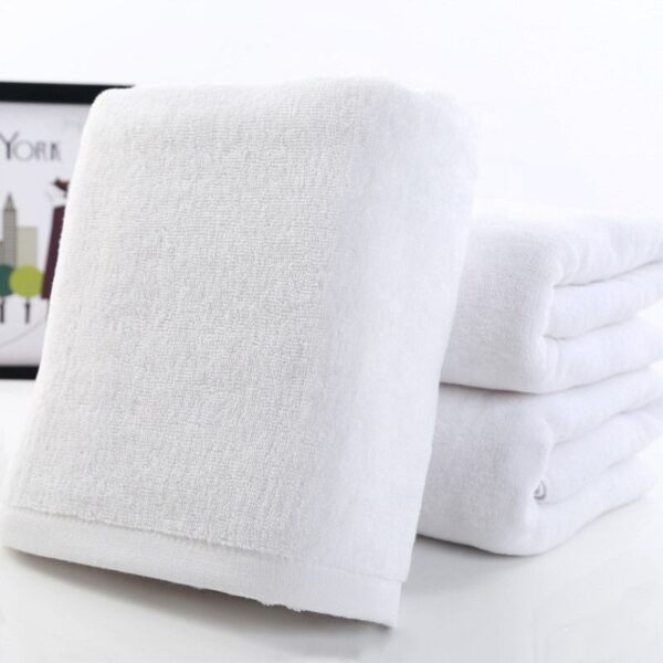 Enchanting bath towels for Alice 100% cotton white hotel personalized bath towel for hands, faces, and laundry - Image 3