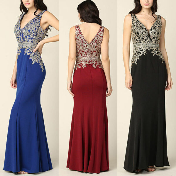 Personalized Multicolored Beaded Sheath Elegant Sleeveless Black Red Mother of the Bride Dresses with Sequins V-Neck Navy Blue For Wedding