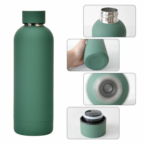 Thermoses Insulated Water Bottle with Customized Logo, 500ml, Eco-Friendly Sports Stainless Steel Double Wall Vacuum Flasks - Image 3