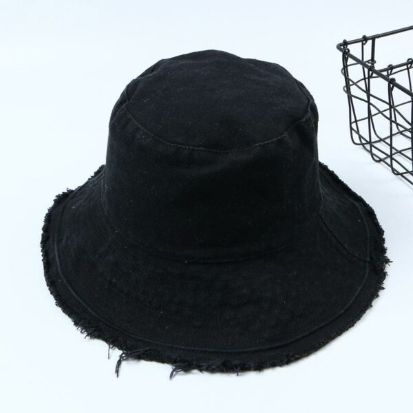 Luxurious Customized Solid Colored Washed Cotton Garden Hat for Men and Women - Image 4