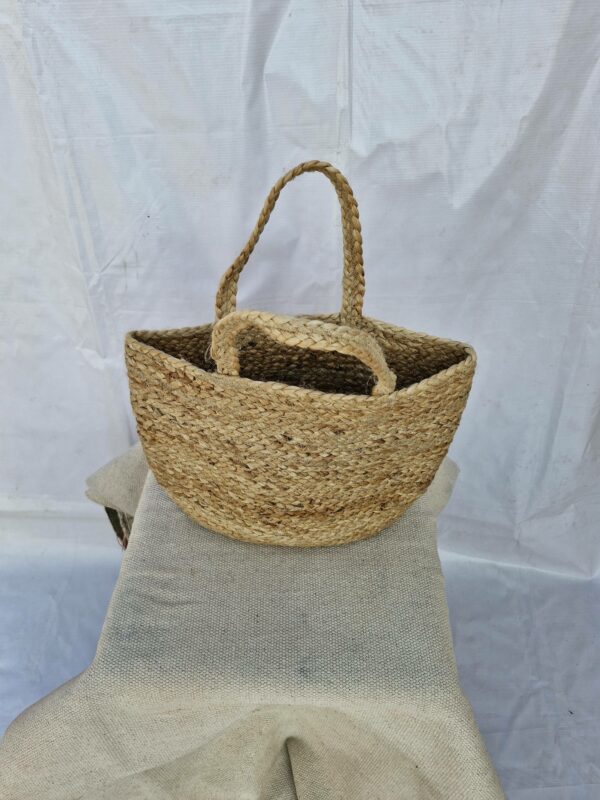 Best Selling Handmade Simple Bucket Tote Bag with Custom Color Design for Women and Girls,  - Image 4