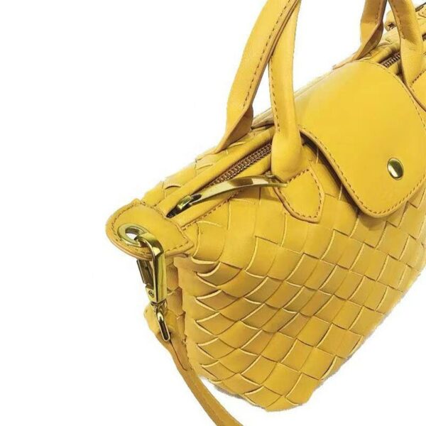 Hot Deals on Fashion Trendy Woven Design Hobo Bags for Ladies with PU Leather Tote Handbags - Image 4