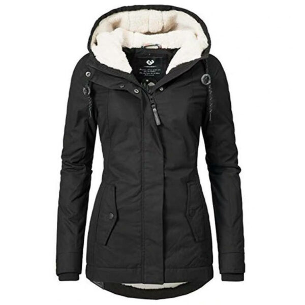 Women's Long Padded Coats, Oversized Parkas with Puffer Down Jackets Parker Jacket for Women - Image 4