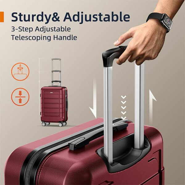 Personalized Computer Folding Bag Travel Case Foldable Rolling Travel Bag: Compact and Lightweight for Men, Women, and Business - Image 4